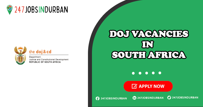 DOJ Vacancies in Government | Submit Online Application DOJ