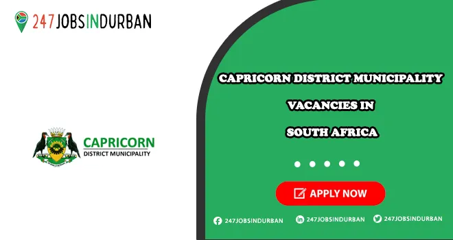 Capricorn District Municipality Vacancies | Submit Job Application Online Capricorn District Municipality Vacancies