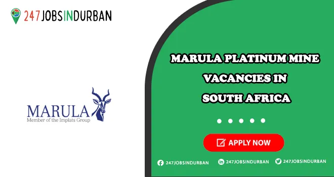 Marula Platinum Mine Vacancies for Freshers in South Africa Marula Platinum Mine Vacancies